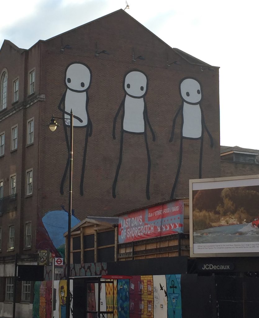 Stik street art - London